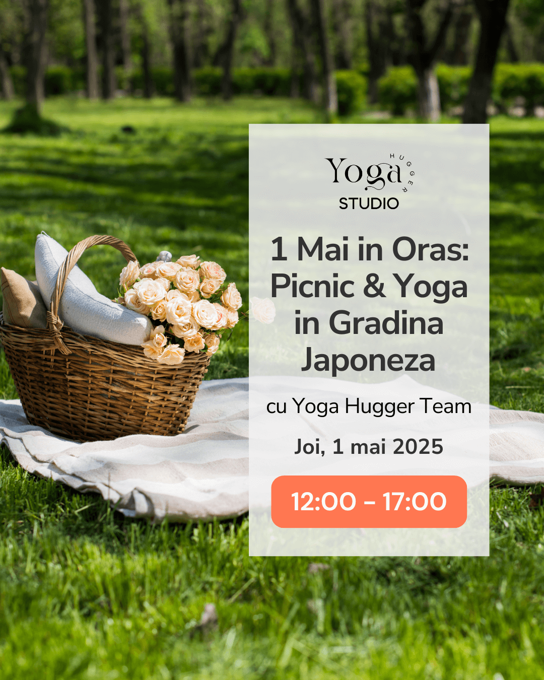 1 Mai în Oraș: Picnic & Yoga în Grădina Japoneză
