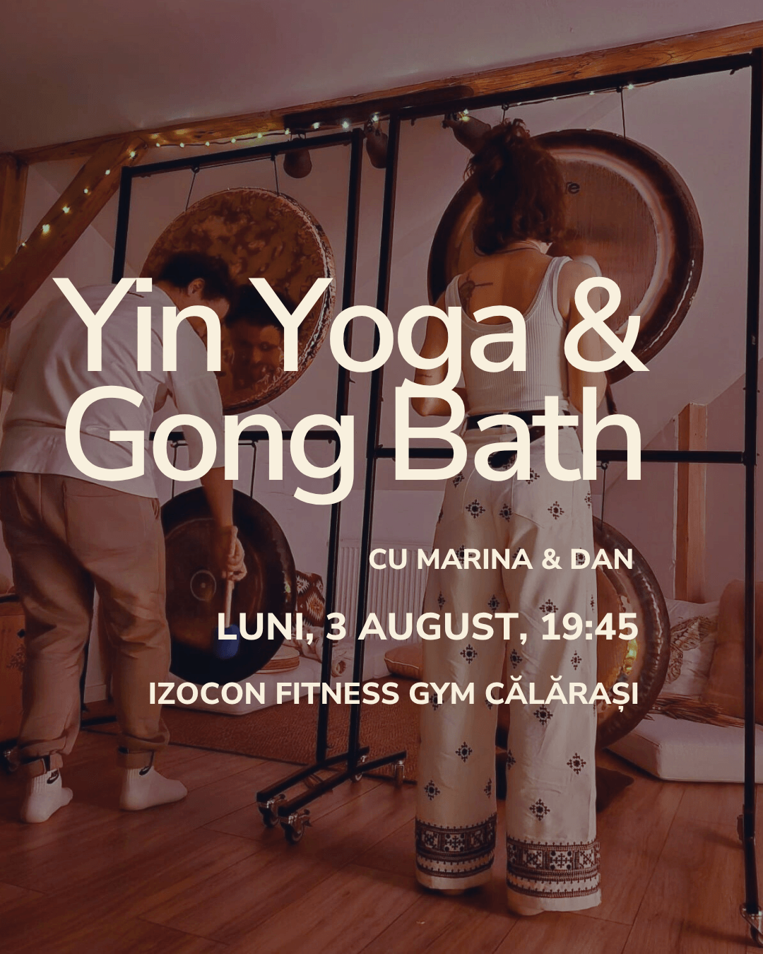 Eveniment Yin Yoga & Gong Bath la Calarasi