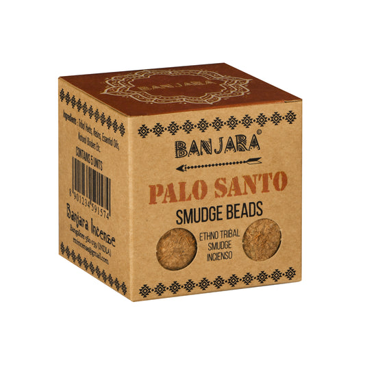 Mărgele Smudge (Set de 5) - Palo Santo, Copal, Salvie Albă