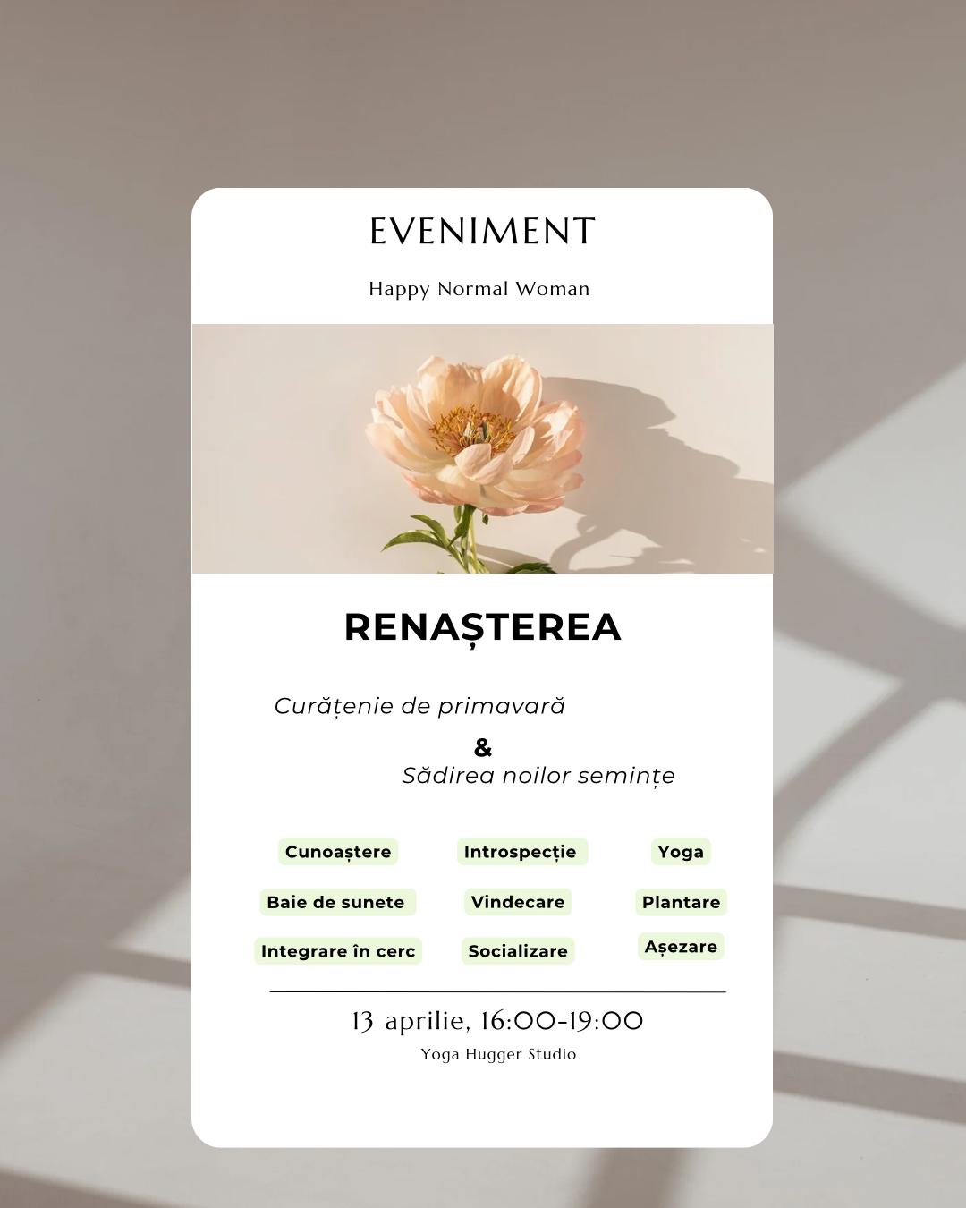 Renasterea - Retreat de dupa-amiaza