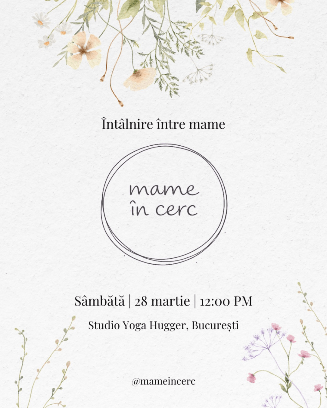 Mame in Cerc - intalnire pentru mame