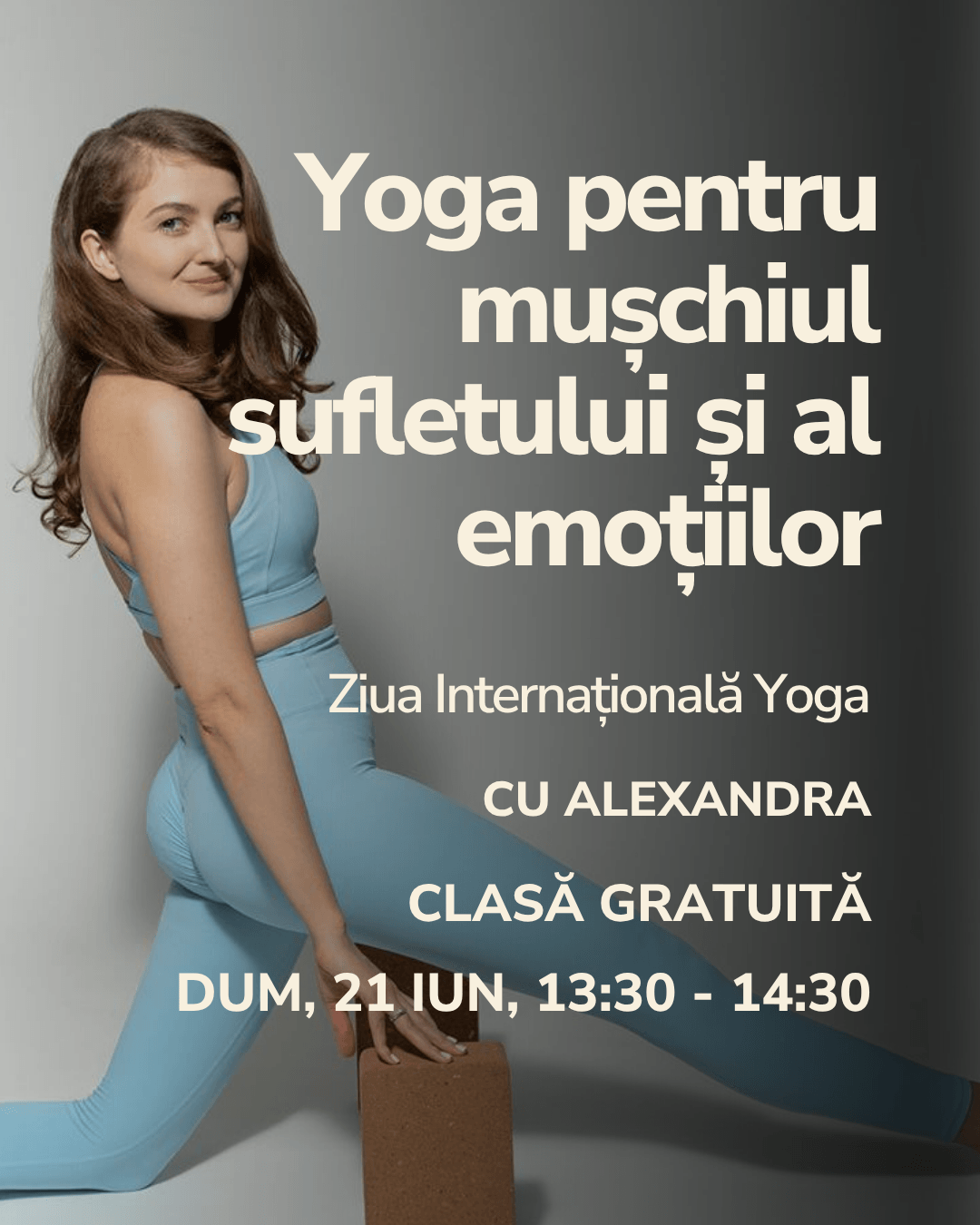 Yoga pentru muschiul sufletului si al emotiilor - Yoga Day 21 IUN