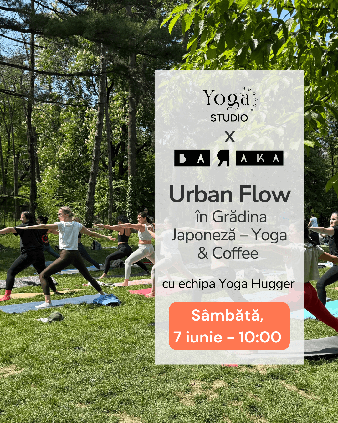 Urban Flow in Gradina Japoneza – Yoga & Coffee