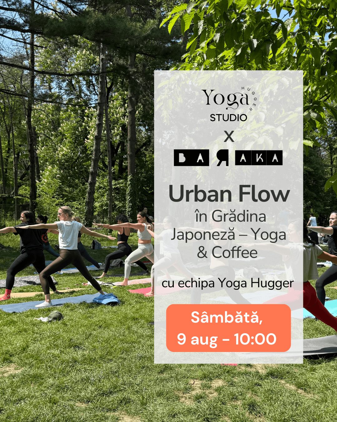 Urban Flow in Gradina Japoneza – Yoga & Coffee