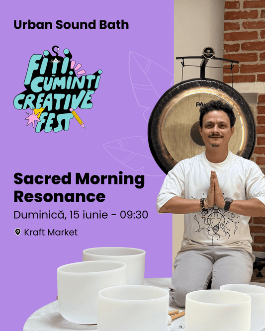 Urban Sound Bath x Fiți Cu-minți Creative Fest - Sacred Morning Resonance