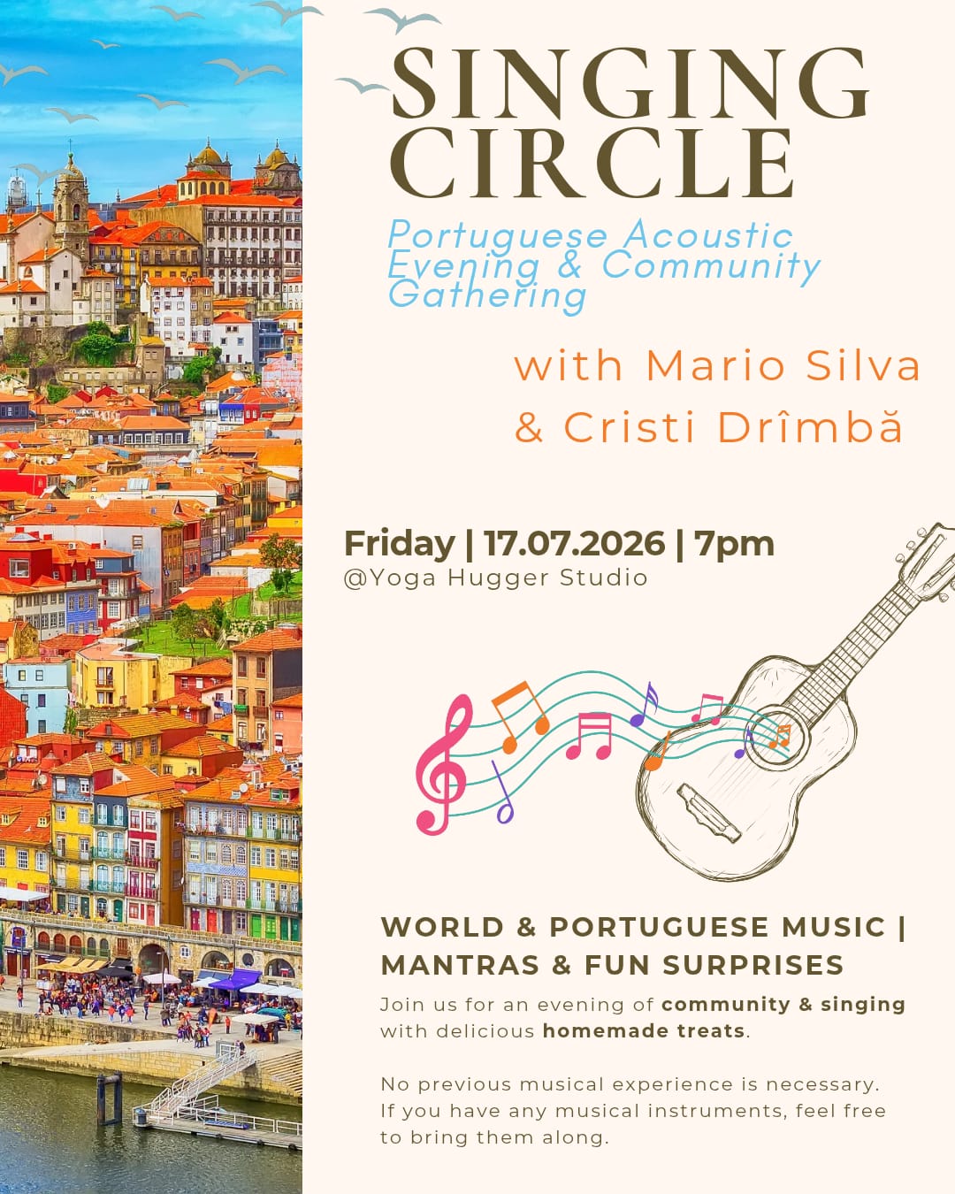 SINGING CIRCLE – Portuguese Acoustic Evening & Community Gathering