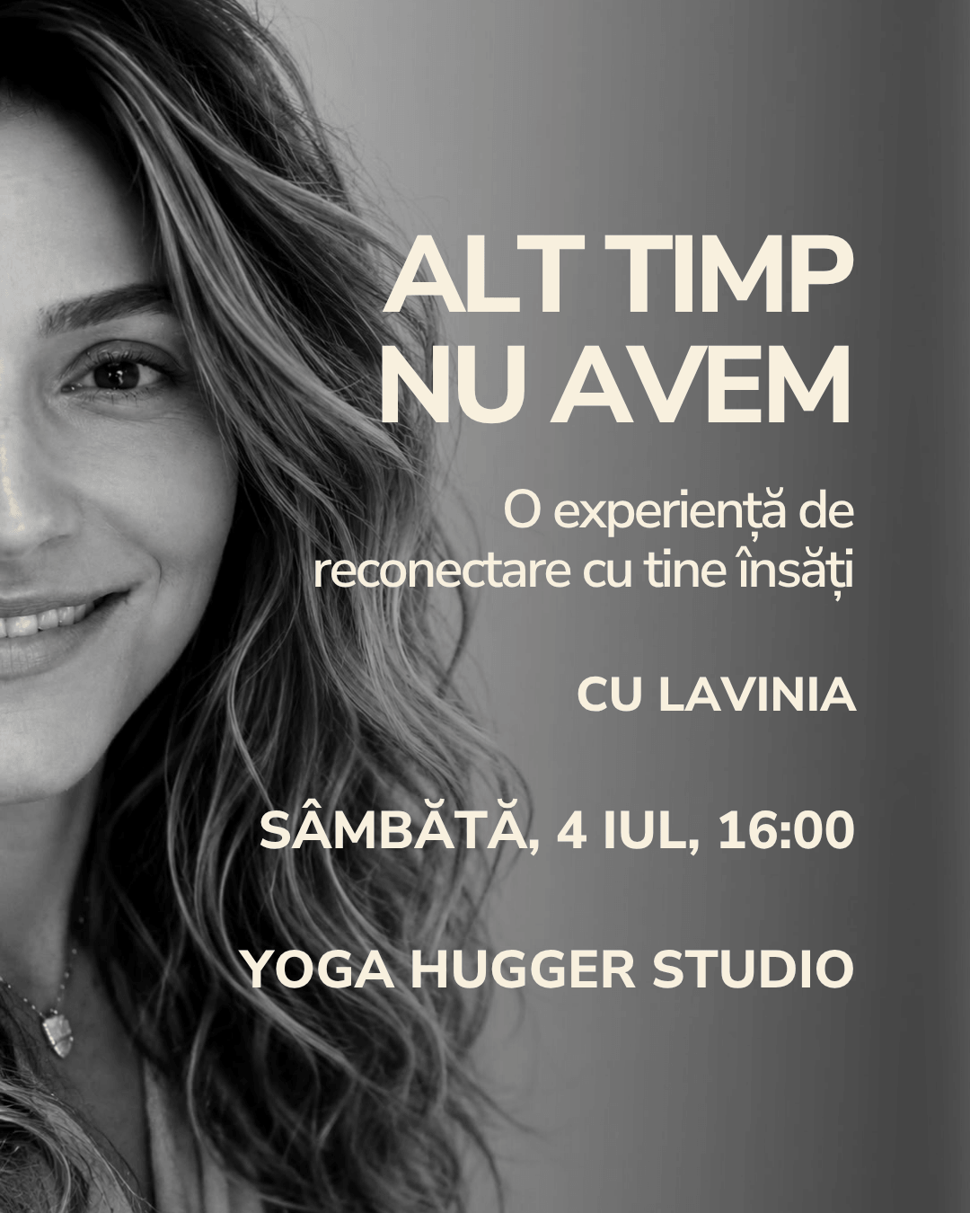 ALT TIMP NU AVEM  - O experienta de reconectare cu tine insati