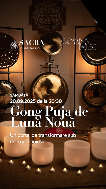 Gong Puja de Luna Noua si Eclipsa partiala de Soare